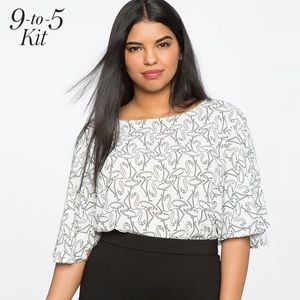 ELOQUII 9-TO-FIVE KIT FLAMINGO BLOUSE 👩‍💼